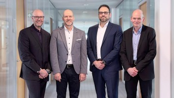 V.l.n.r.: Marcus Edelmann, Kai Meyfarth, Marc-Oliver Obermann und Sven Paulsen