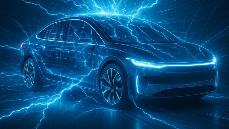 Auto Datenmengen Energie autonomes Fahren KI