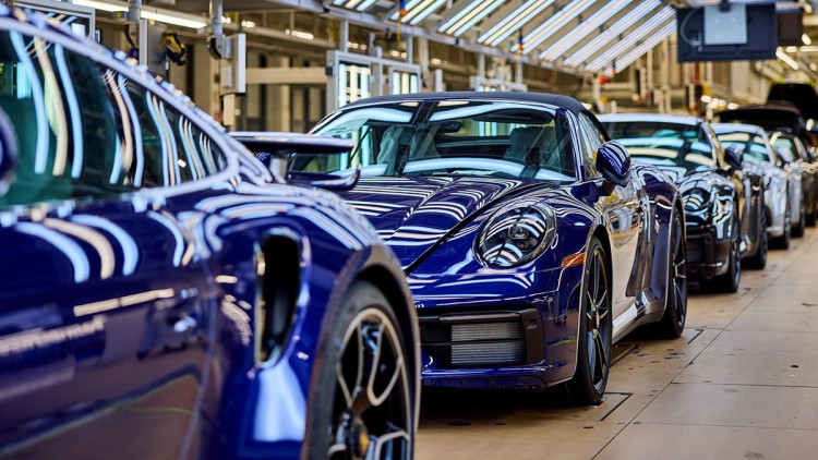 Porsche-Produktion in Zuffenhausen